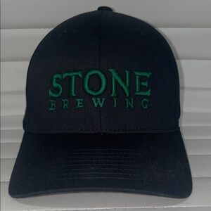 Stone Brewing Black & Green Flexfit Ball Hat